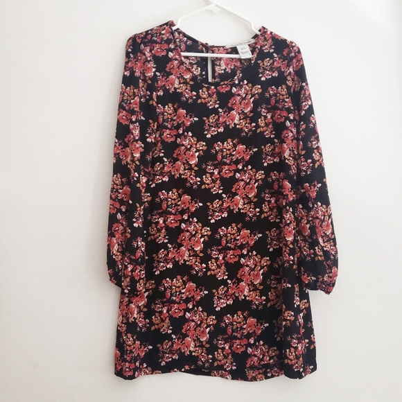 American Rag Camisole Red Orange Floral Dress - Picture 1 of 5